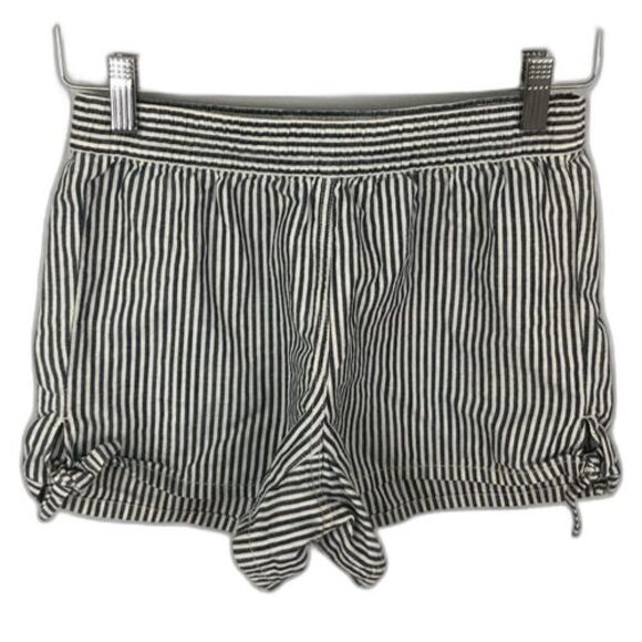 Madewell Chambray Striped Shorts NWT Size XXS - Picture 3 of 12